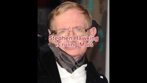 What If Stephen Hawking Ruled Mars? Science Meets the Cosmos #stephenhawking #Mars #planet