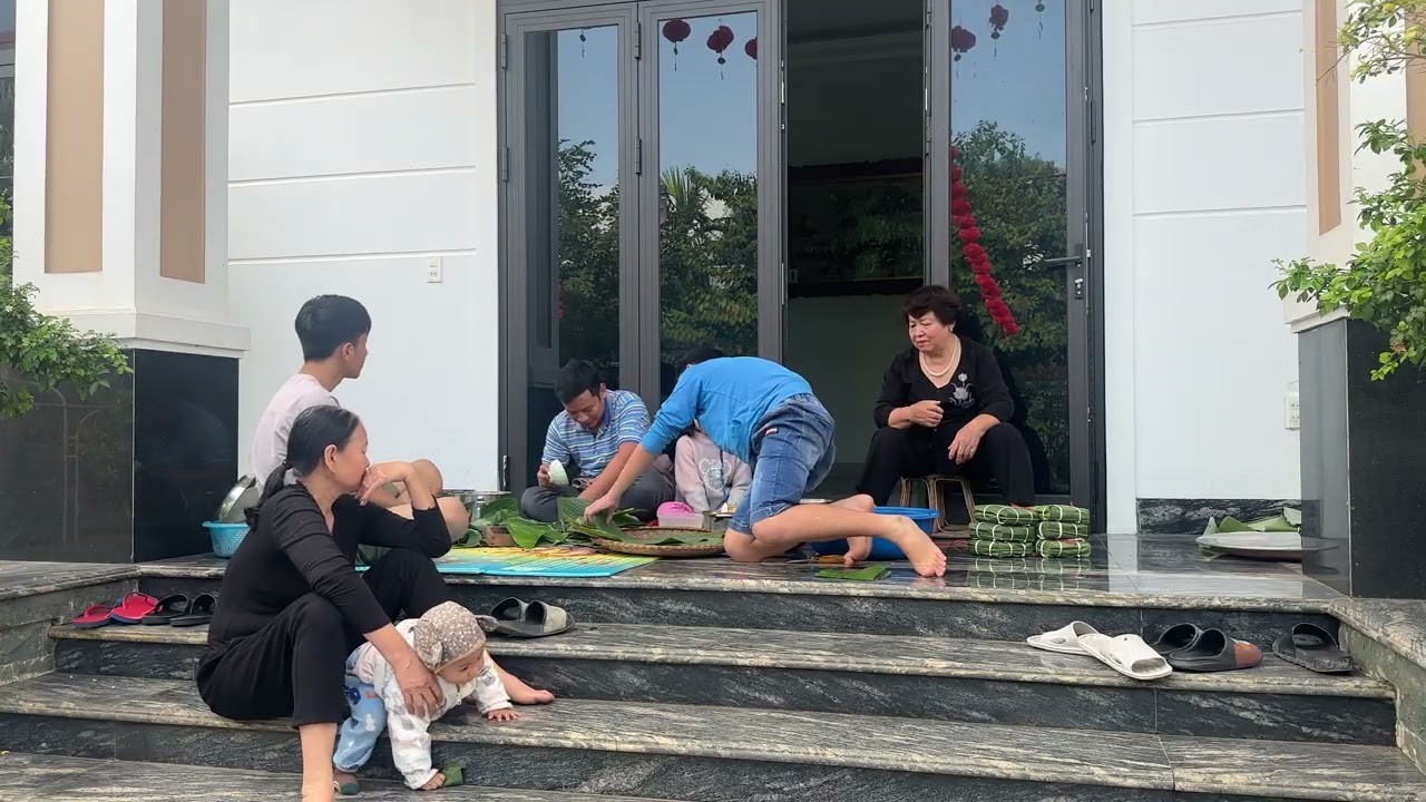 Gói bánh chưng 15/2/2026 - 28 tết