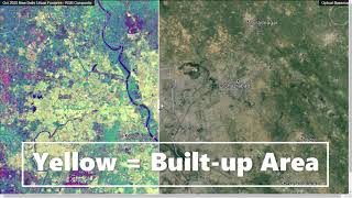 Mapping Urban Footprint of New Delhi (Oct 2020) using Radar Imagery screenshot 2