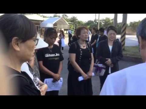 1041116燕燕姊妹追思禮拜前的禱告