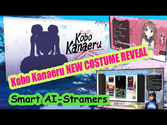 KOBO Kanaeru NEW COSTUME REVEAL (SO KAWAI) + AI STREAMERS 