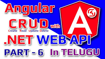 #Angular .NET WEB API #CRUD Application  #PART-6 #RSKHelpline