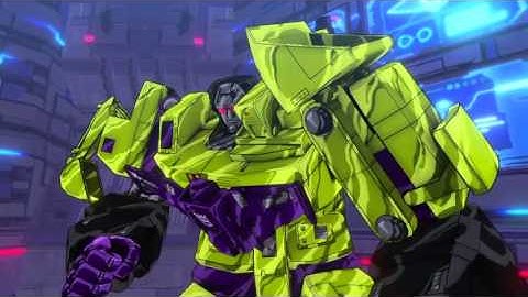 TRANSFORMERS: Devastation Constructicons & Combiners Fight (Sideswipe/Warrior)