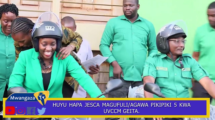 HUYU HAPA JESCA MAGUFULI/AGAWA PIKIPIKI  KWA UVCCM GEITA, ASEMA ANAMUUNGA MKONO RAIS  SAMIA.