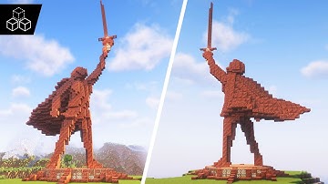 How to Build a Copper Swordsman | Minecraft Statue Tutorial