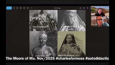 A conversation with Autodidactic C.Purvis. The topic was the Moors of Mu and their cultural impact.