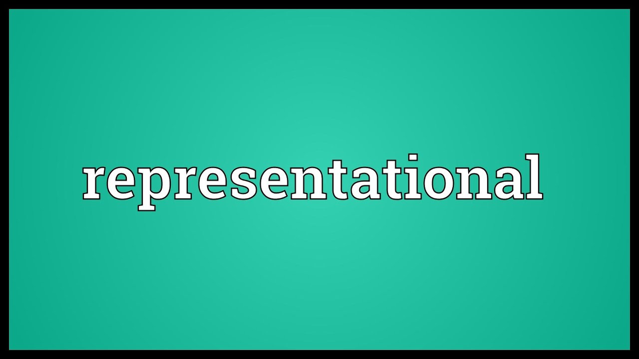 definition for representational