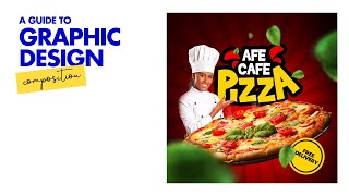How to design a PIZZA Poster Tutorial ⭐💯