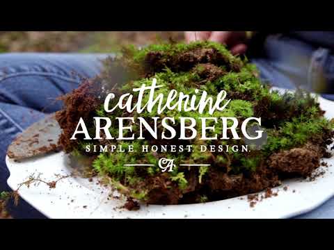 How to dig up live moss for floral arrangements | Catherine Arensberg