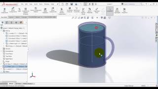 SOLIDWORKS Animation - A cup being filled with water (Liquid Effect)