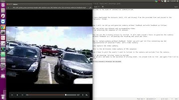 Demo of Personalised Video Summarization