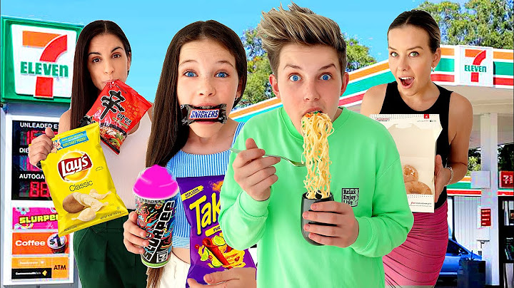 24 Hours Eating ONLY Gas Station Food! The Empire Family