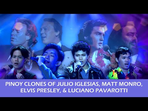 PINOY CLONES OF JULIO IGLESIAS MATT MONRO ELVIS PRESLEY LUCIANO PAVAROTTI