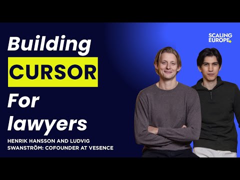 Vesence raises $9m from Emergence, Anton Osika and Paul Graham | Henrik and Ludvig, the Cofounders Episode cover