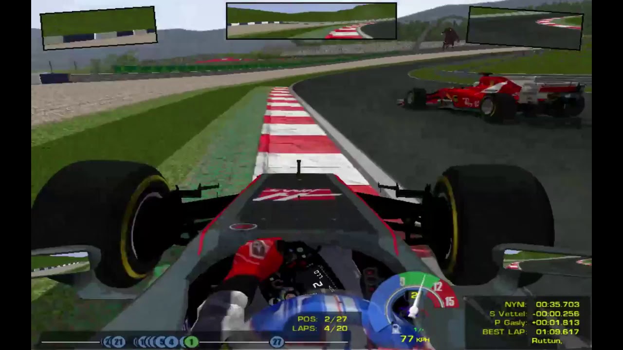 Test Rfactor -Austria-Redbul A1 Ring