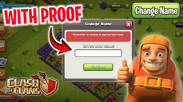 CHANGE NAME IN CLASH OF CLANS | SECOND AND THIRD TIME | HOW TO CHANGE NAME IN COC