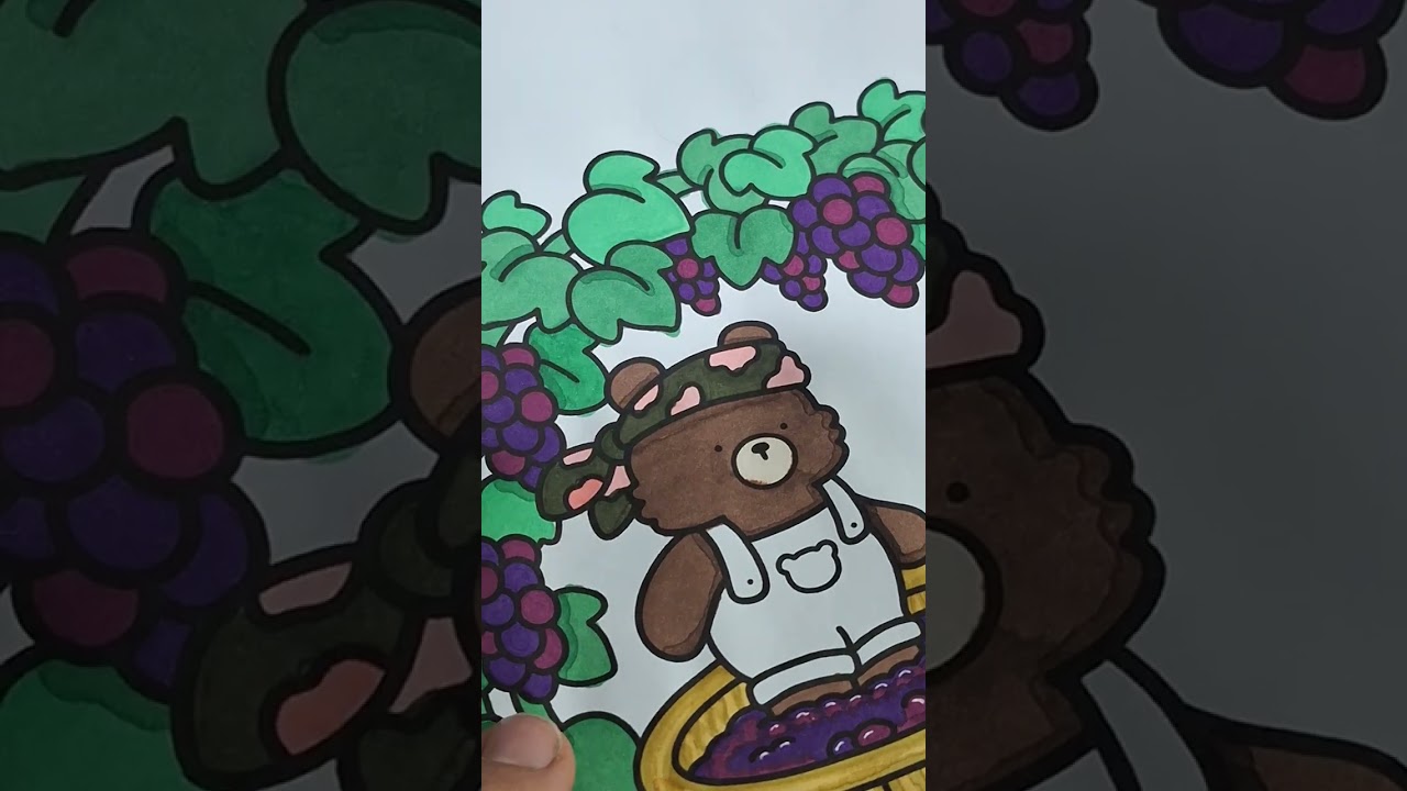 Coloring bear 