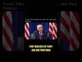 @jakepaul Trump Talks About Iran War On Jack Paul Podcast.#podcast #ytshorts #fydonaldtrump
