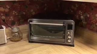 TOSHIBA AC25CEW-BS Large 6-Slice Convection Toaster Oven