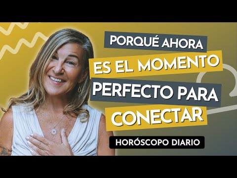 Horóscopo diario: Sol en Acuario ☀️ Luna en Libra 🌙 | Porqué Ahora es el Momento Para Conectar