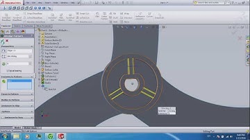 Hướng dẫn vẽ quạt trên solidworks - Canh Quat