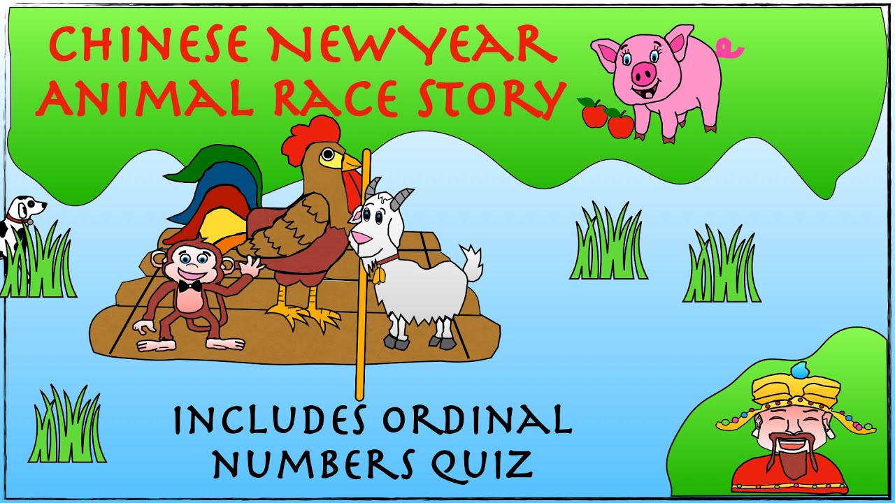 Chinese New Year Animal Race Story With Ordinal Numbers Quiz YouTube