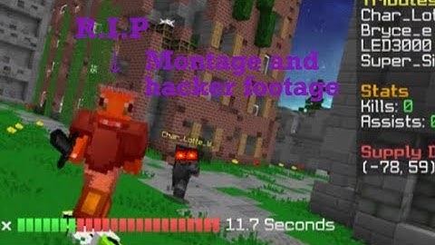 Survival games#1 on Mineplex found hacker and montage!