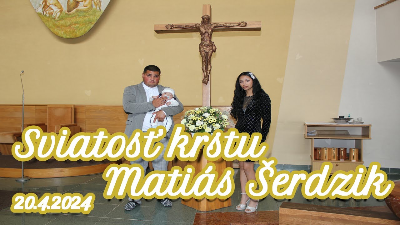 Sviatosť krstu Matiás Šerdzik 20.4.2024-Raslavice (Gipsy DMX )0950515170 KAMERA