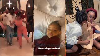 Cardi B Offset & Kulture Thanksgiving With Family Dancing & Having Fun