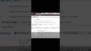 How to do your own legal research (FREE) on CanLII for beginners.