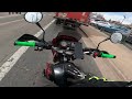 Unedited cut first ride KLR with mikuniOZ tm42