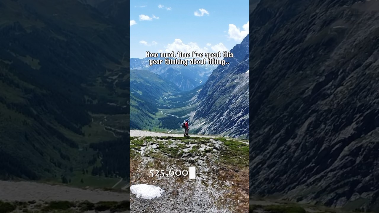 How much time I’ve spent this year thinking about hiking.. 