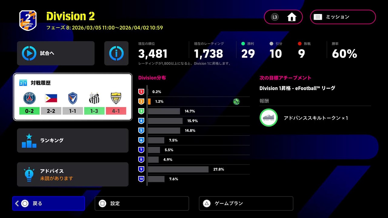 頑張る　#eFootball