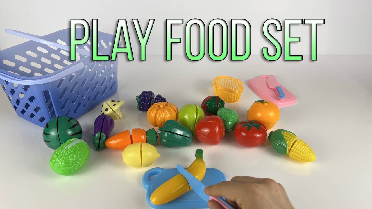 My Point of View on the Play Food Set for Kids Pretend Food Cutting Toy Vegetables and Fruits