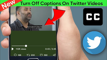How to Turn Off Captions on Twitter Videos (THE EASIEST WAY)