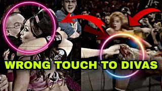 WWE FANS Wrong Touch to FEMALE WRESTELERS| WWE FEMALE WRESTLERS Ko गन्दी तरीके से TOUCH KIYA #wwe