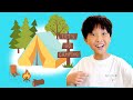 예준이와 예성이의  가족 캠핑 여행놀이 24시간 아웃도어 챌린지 Family Fun Camping for Kids