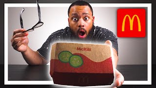 MY FIRST MCDONALD'S McRIB (FAREWELL TOUR)