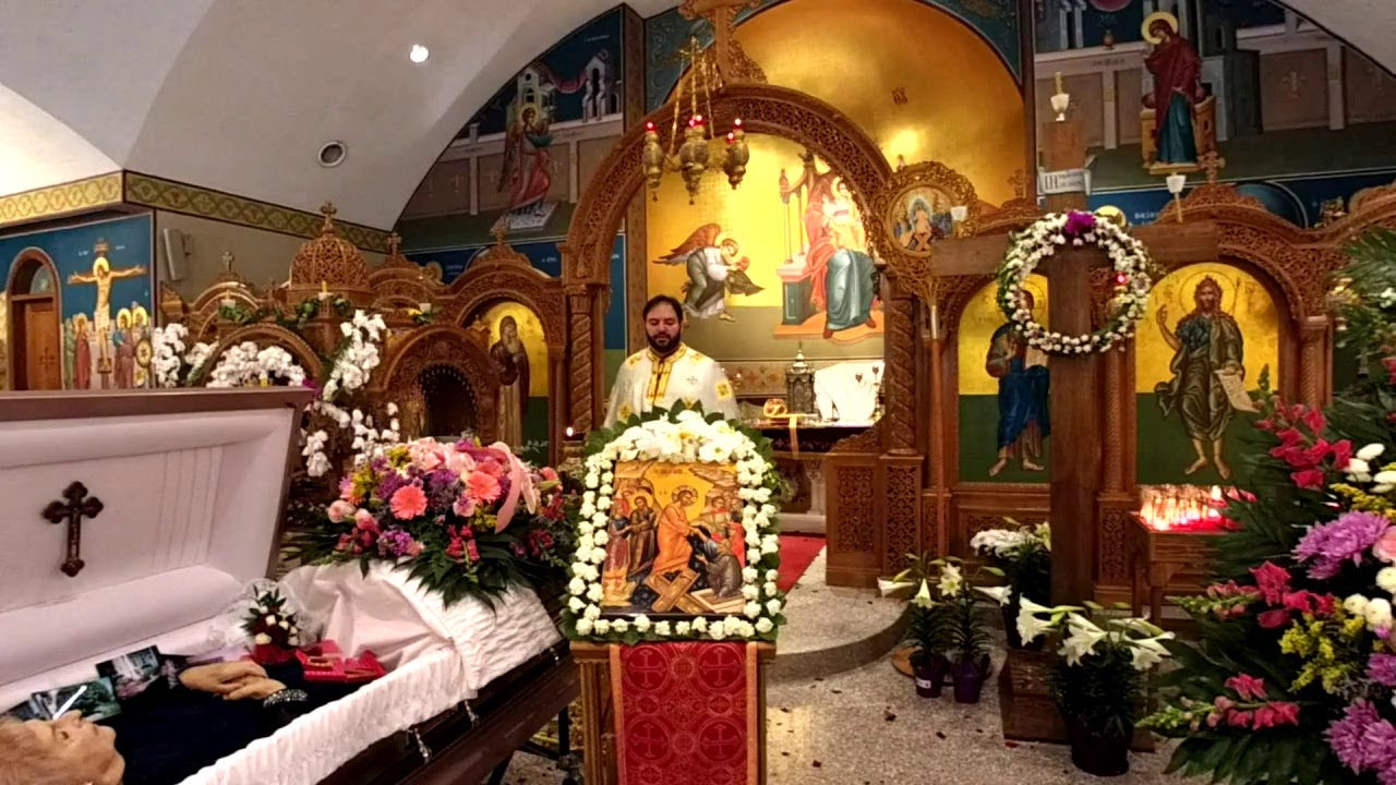 Funeral of Elaine Vlagos St. Nectarios Greek Orthodox Church Palatine