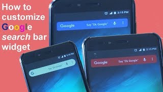How to customize Google search bar widget? screenshot 2