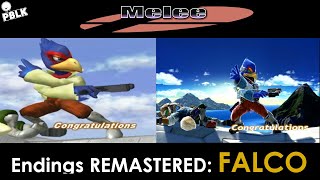 Melee Classic Mode Endings Remastered: Falco #shorts @PBLKGaming