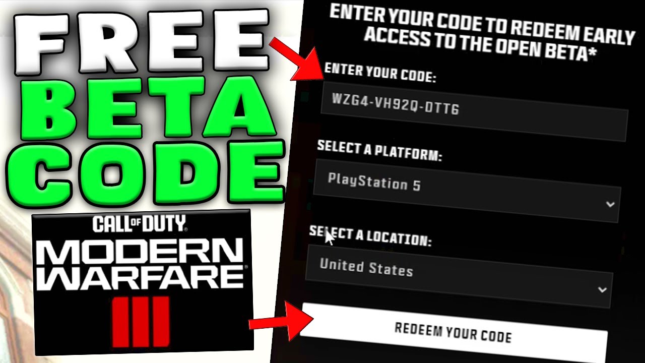 How to get the Call of Duty MW3 Beta