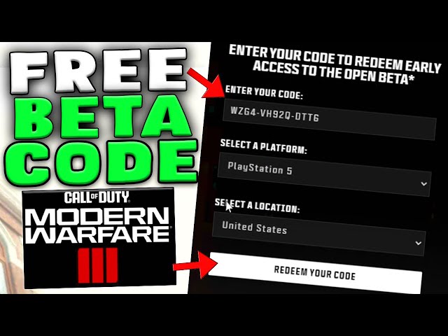 Here's How to Get Beta Codes for Call of Duty: Modern Warfare III -  EssentiallySports