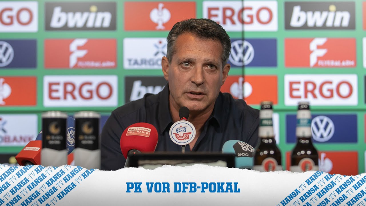 PK vor dem Spiel: F.C. Hansa Rostock vs. FSV Frankfurt | DFB-Pokal
