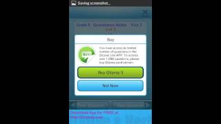 Educational Apps QVprep Lite Grade 5 Math English App video Part 2 Practice Test 2 screenshot 5