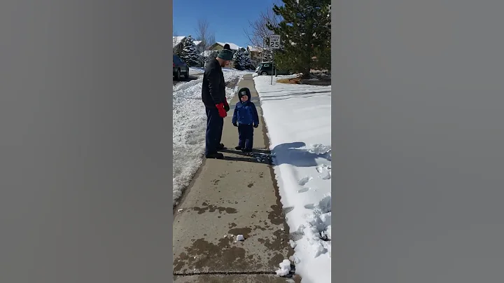 Dad throwing kid