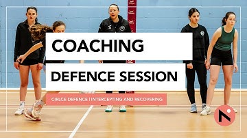 Netball Session // Circle Defence // Intercepting and Recovering // Coaching