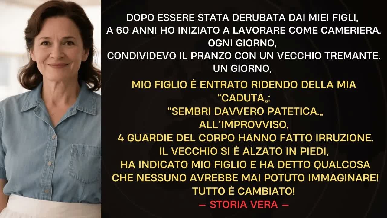 MIO FIGLIO MI HA DERISA PERCHE FACEVO LA CAMERIERA  Non Sapeva che il Mendicante Era il Suo CAPO