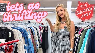 LETS THRIFT AT SALVATION ARMY | SUMMER TO FALL THRIFT HAUL