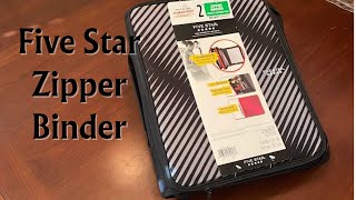 Organize in Style: Five Star Zipper Binder, Your Ultimate Companion for Academic Excellence!